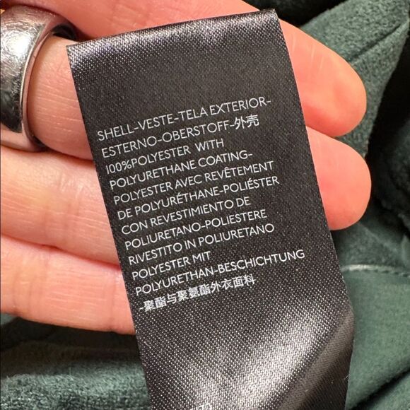 Anthropologie Samira Green Faux Leather Jumpsuit Womens 8P - Picture 7 of 7